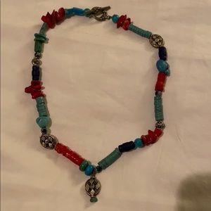 New Mexico Beaded/Rock Necklace